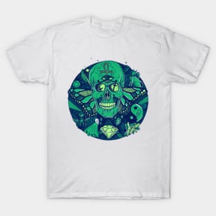 Ngreen Skull Circle of Humanity T-Shirt